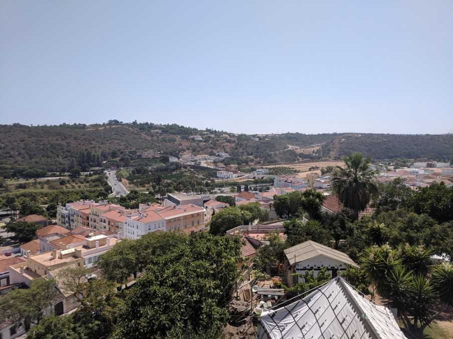 View from Silves castle, The Algarve, Portugal