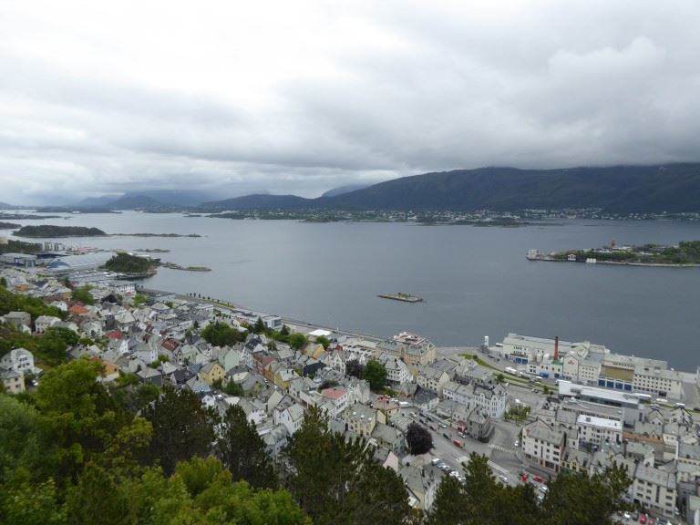 Aksla Mountain viewpoint, Alesund