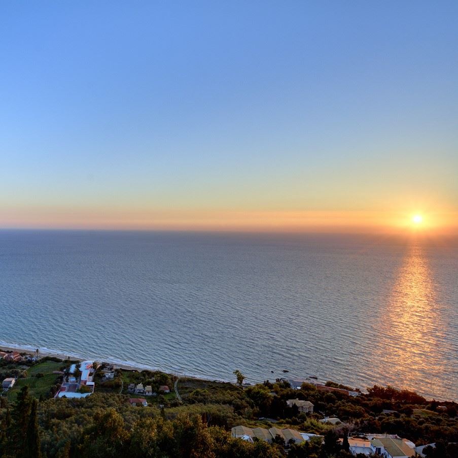 Sunset at Aghios Gordis