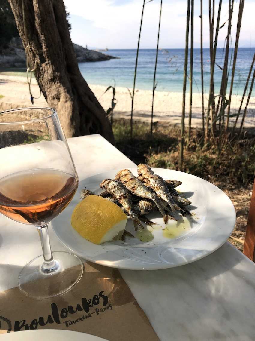 Lunch at Loggos, Paxos