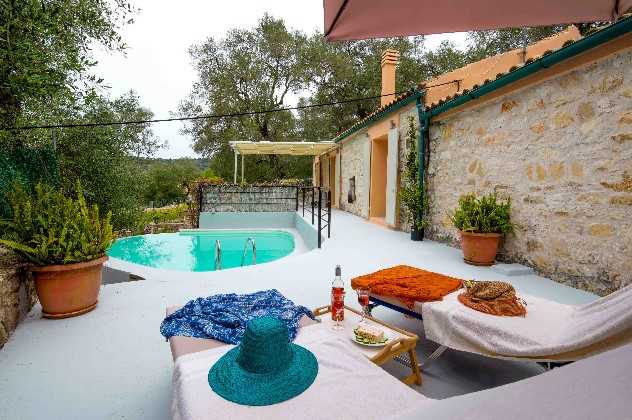 Swimming pool, The Olive Press, Paxos