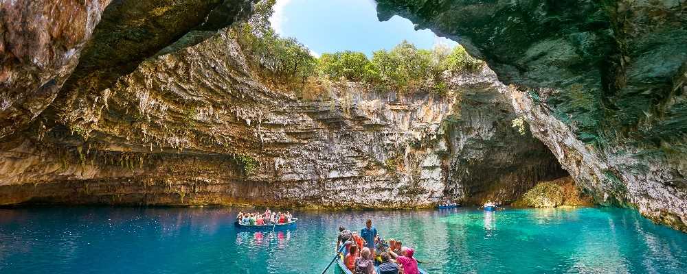 Melissani Lake and Caves