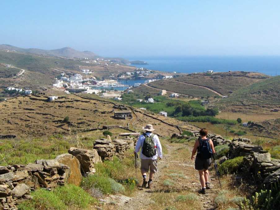 Walking on Kythnos in spring