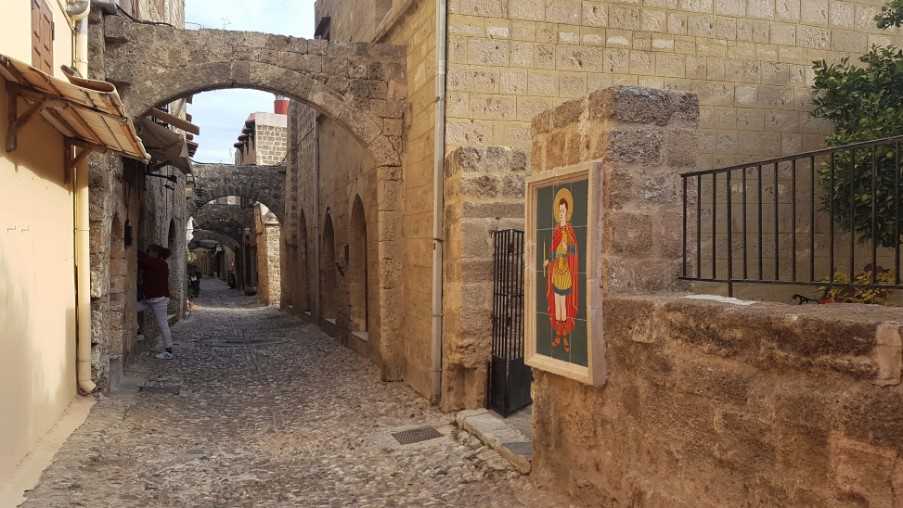 Agios Fanourios, Rhodes Old Town. Credit: Juliet Rix