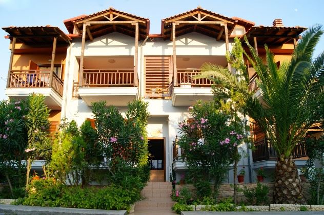 View of Kastalia Hotel, Ammouliani Island