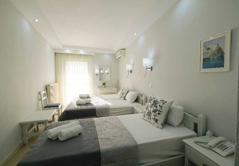 Triple room, Ifestos Hotel, Myrina, Lemnos, Greece