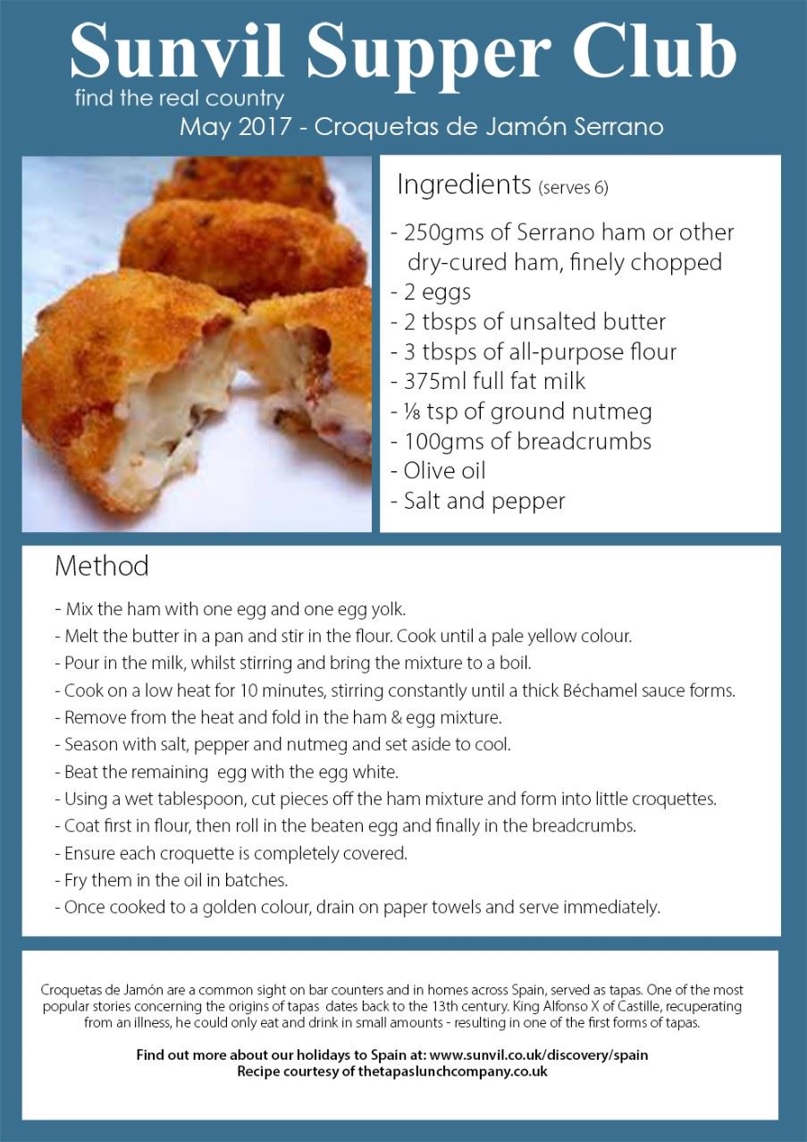 Croquetas de Jamon Serrano Recipe