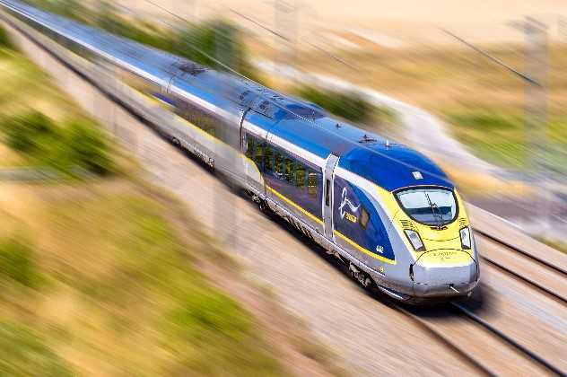 Eurostar train from London St Pancras