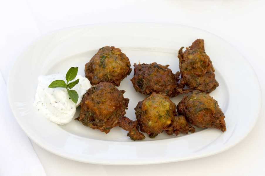 Courgette balls