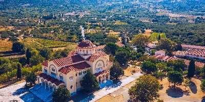 Agios Gerasimos Monastery, Kefalonia, Greece