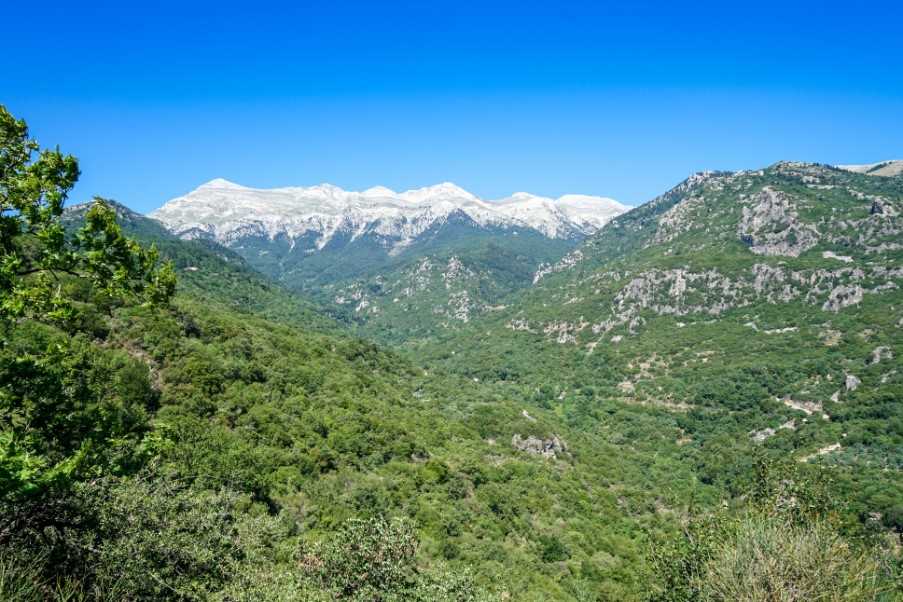 Taygetos mountain range