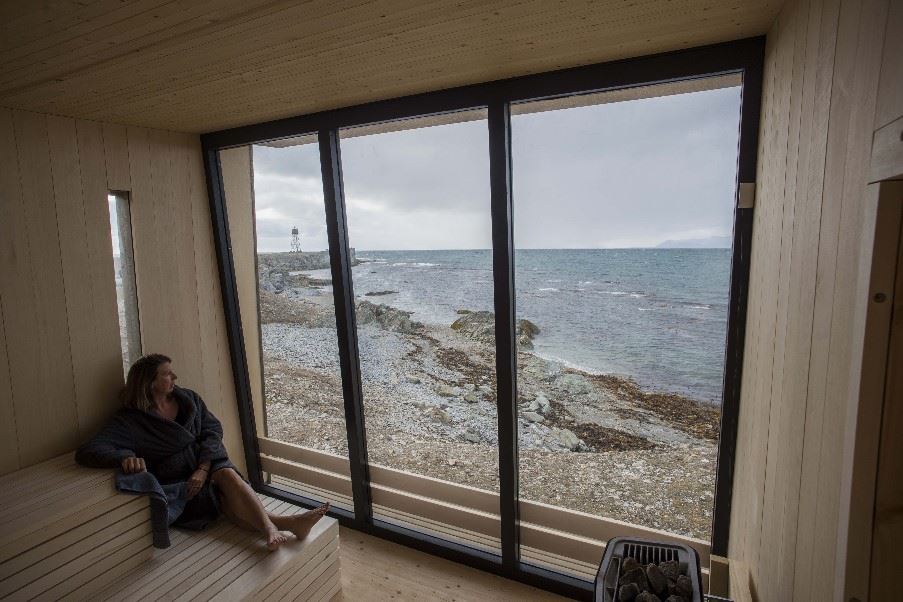 Sauna, Isfjord Radio Adventure Hotel