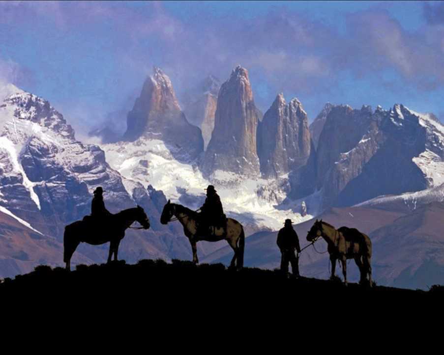 Horse riding in Patagonia