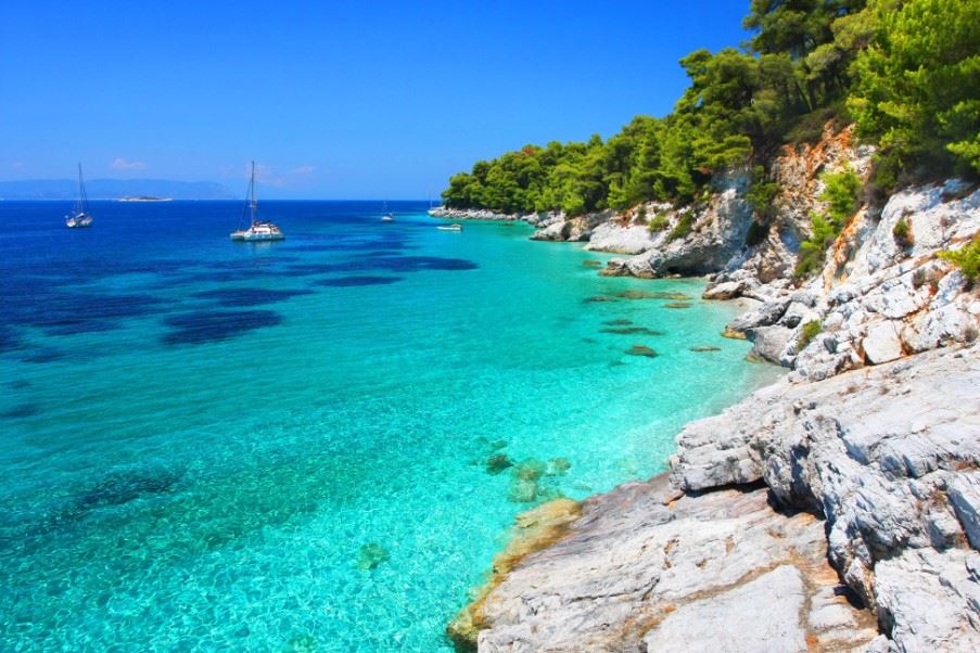 Kastani Beach, Skopelos