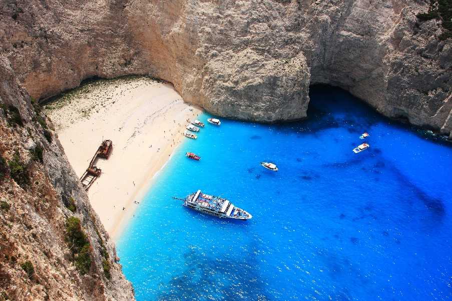 Shipwreck beach, Zakynthos