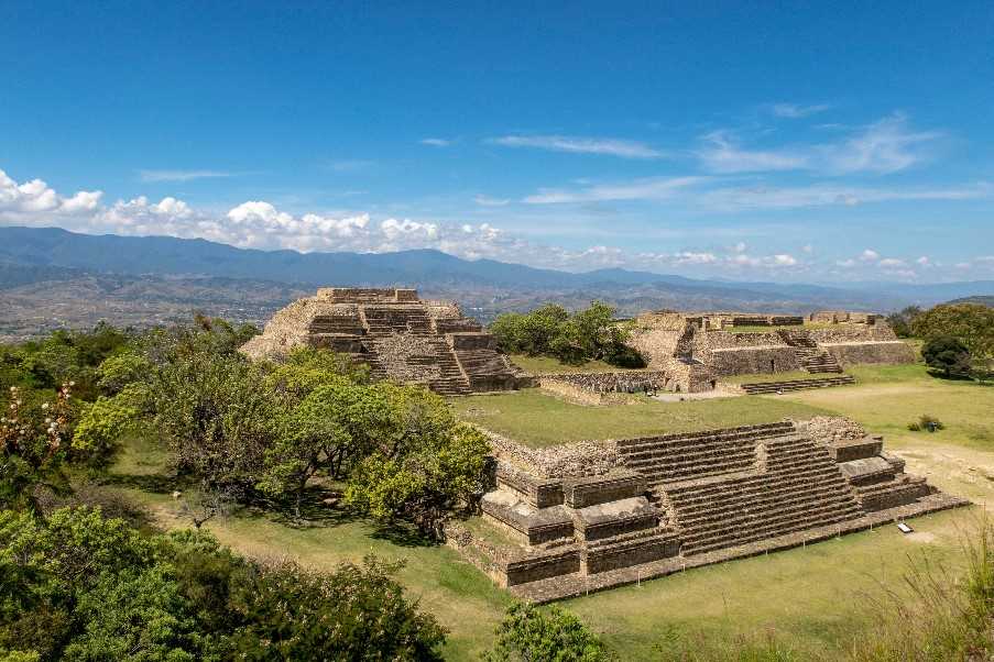 Pyramids at Monte Alban