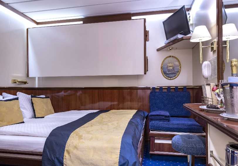 Inside cabin, Star Clipper and Star Flyer, Star Clipper cruises in Greece and Central America