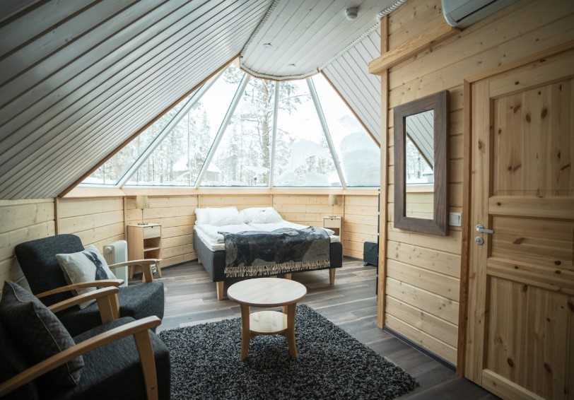 Aurora cabin, Northern Lights Village Saariselka, Saariselka, Lapland, Finland