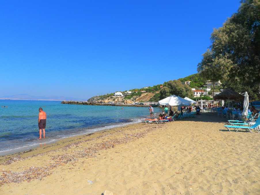 Vagia beach, Aegina, The Saronic Islands, Greece