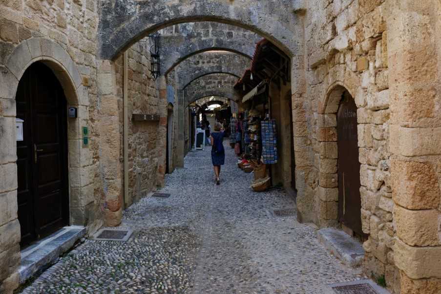 Rhodes Old Town. Credit: Rod Standing