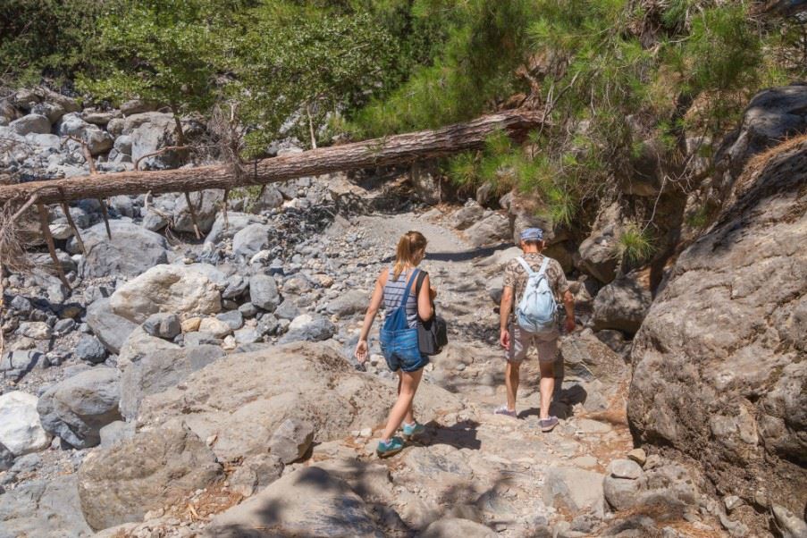 Walking in Kalami, Corfu