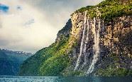 Waterfall, The Fjords