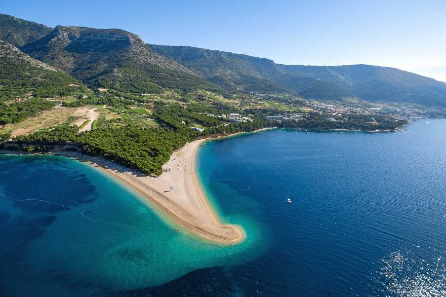 Zlatni Rat beach, Brac, Croatia