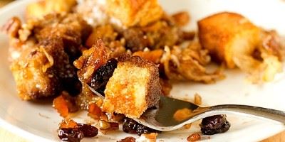 Capirotada (Mexican bread pudding)