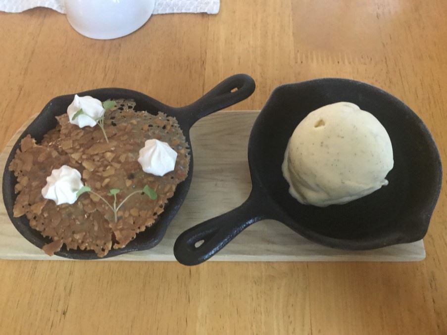 Home made ice cream, The Treehotel, Swedish Lapland