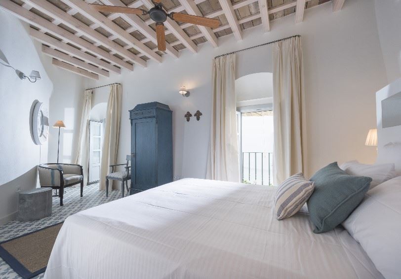 Double blue room, Casa Shelly Hospederia, Vejer de la Frontera, Spain