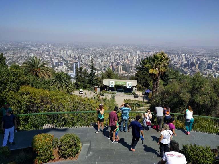 San Cristobal Hill, Santiago de Chile