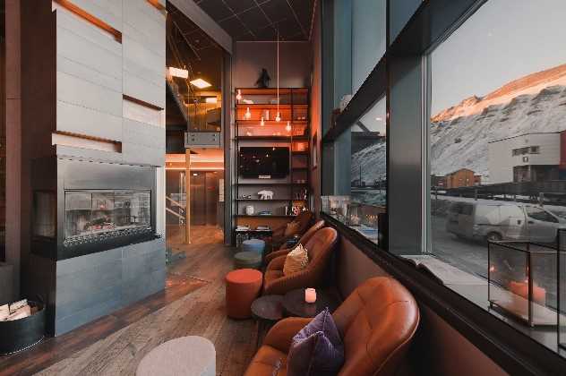 Lounge, Svalbard Hotell Polfareren, Longyearbyen, Svalbard