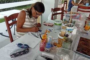 Painting holiday, Crete, Greece