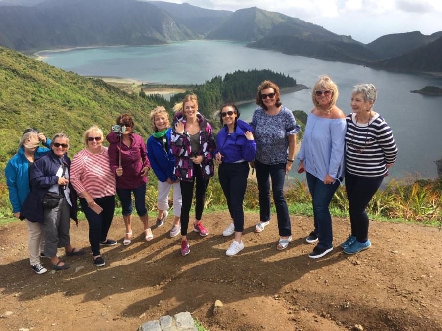 Cristiana and Suzanne in the Azores