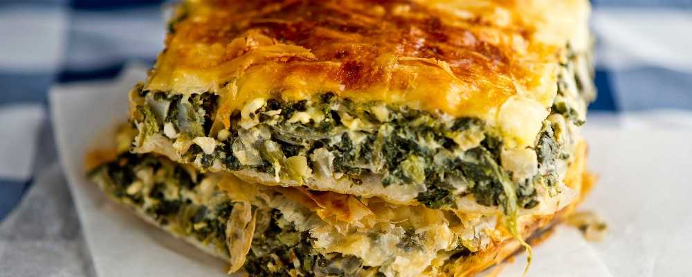 Spanakopita, a classic Greek dish