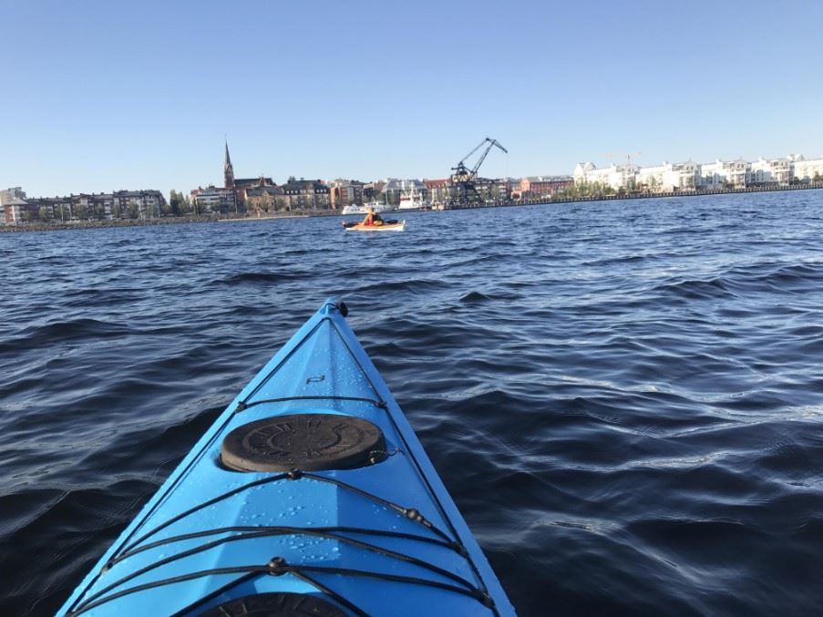 Kayaking, Swedish Lapland