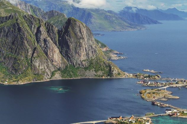 A scenic drive in Northern Norway