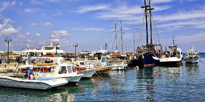 Paphos harbour, Paphos, Cyprus