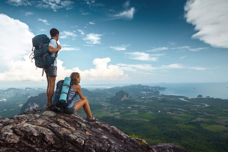 Hikers in Pico, The Azores