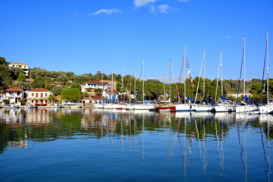 Boats in Vathy Harbour