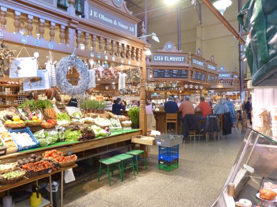 Stockholm food market