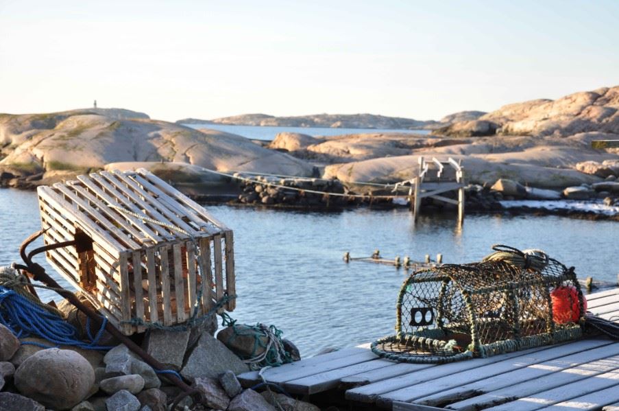 Lobster pots, Sweden