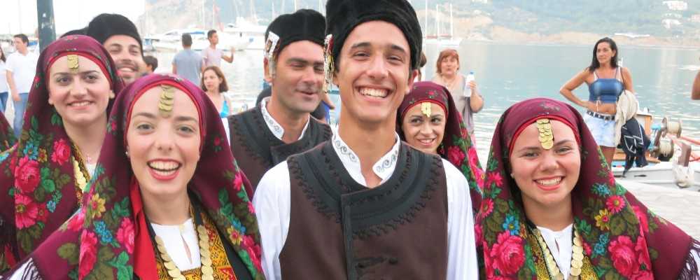 A traditional Greek festival