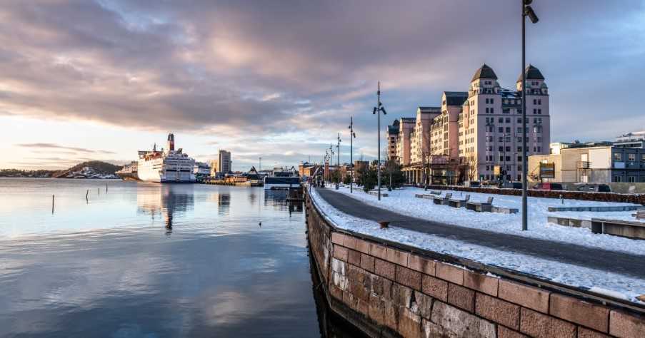 Oslo city in the Winter, Norway