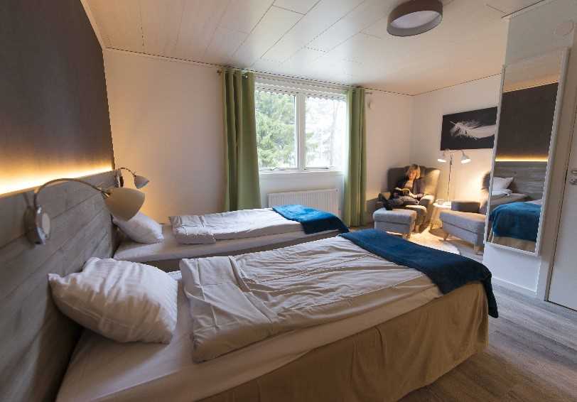 Standard room, Pine Bay Lodge, Swedish Lapland