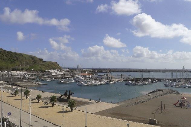 View from Praia Marina Hotel, Praia da Vitoria, Terceira, the Azores