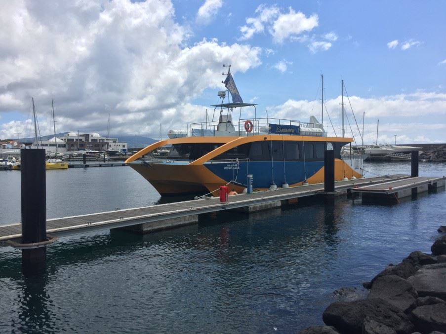 Catamaran, Ponta Delgada harbour