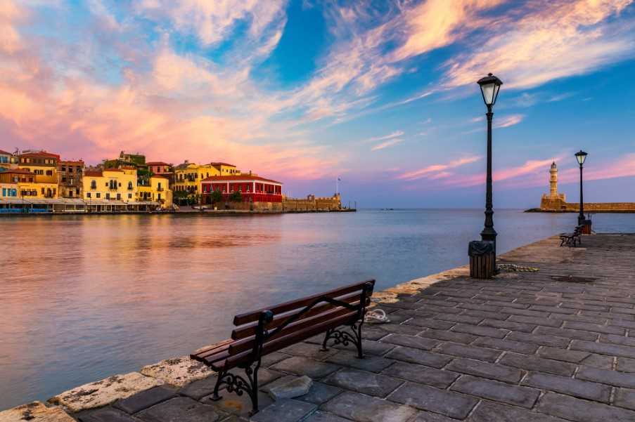 Chania, Crete at sunrise