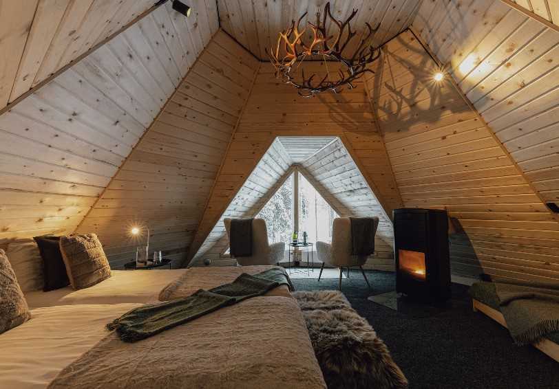 Tipi Cabin, Aurora Safari Camp, Swedish Lapland
