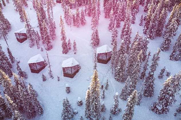 Magical Pond, Rukatunturi, Lapland, Finland